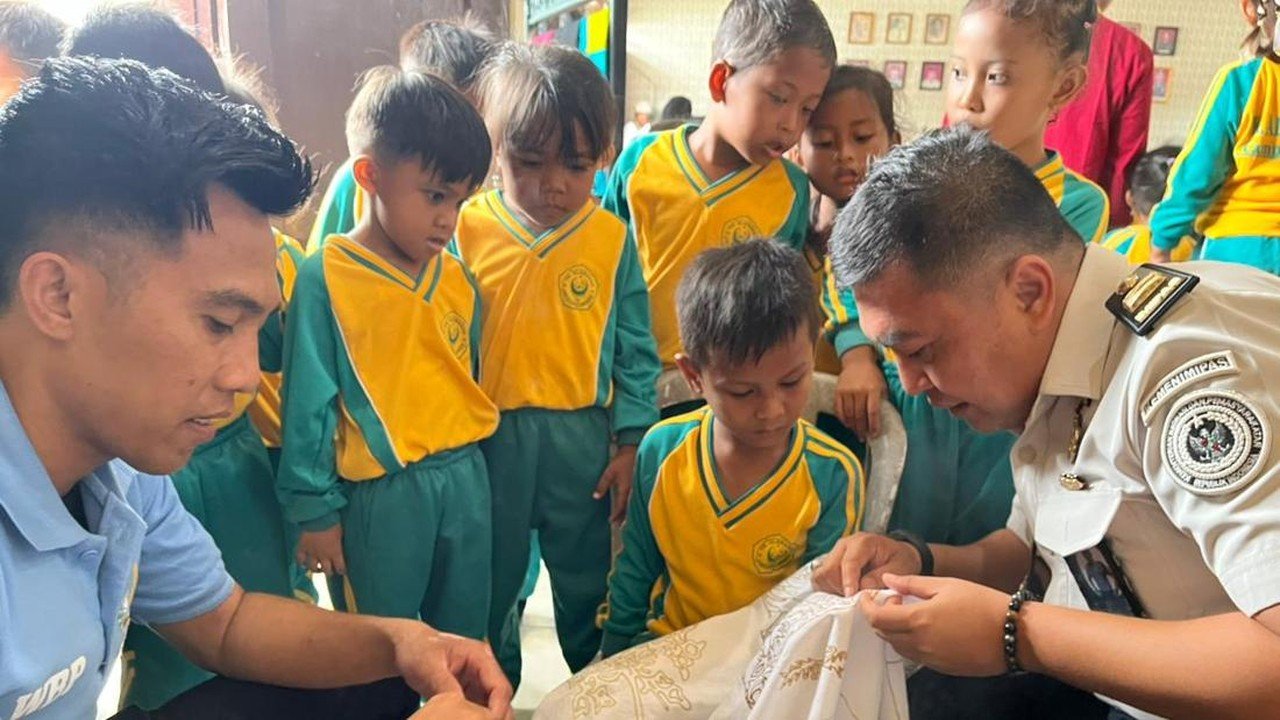 Rutan Sumenep Buka Kelas Membatik untuk Anak TK, Edukasi Seni Sejak Dini