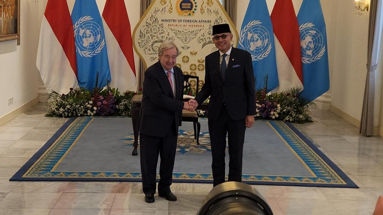 Sekjen PBB António Guterres Kunjungi Kemlu RI, Bahas Kerja Sama Multilateral