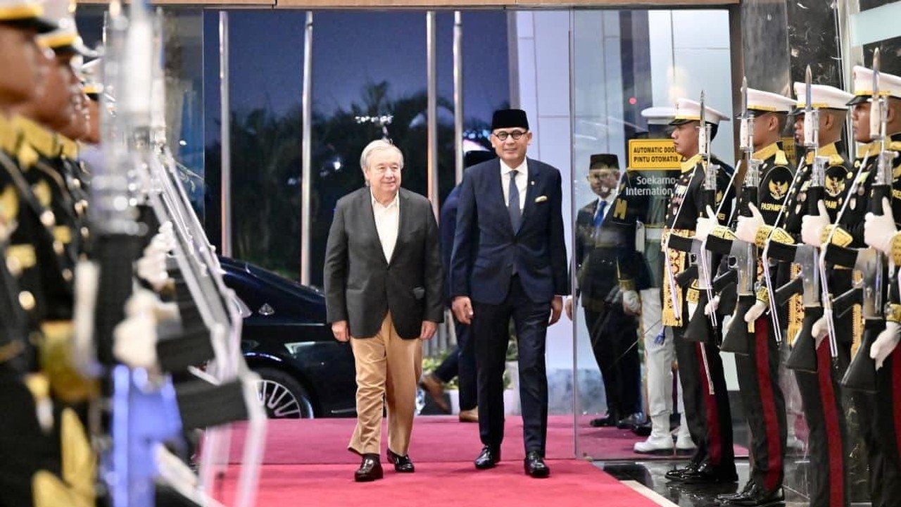 Sekjen PBB Tiba di RI, Siap Bertemu Presiden Prabowo