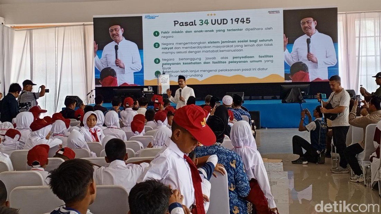 Sekolah Rakyat Setahun Tanpa Bullying, Mensos Ingatkan "Tiga Dosa Besar"