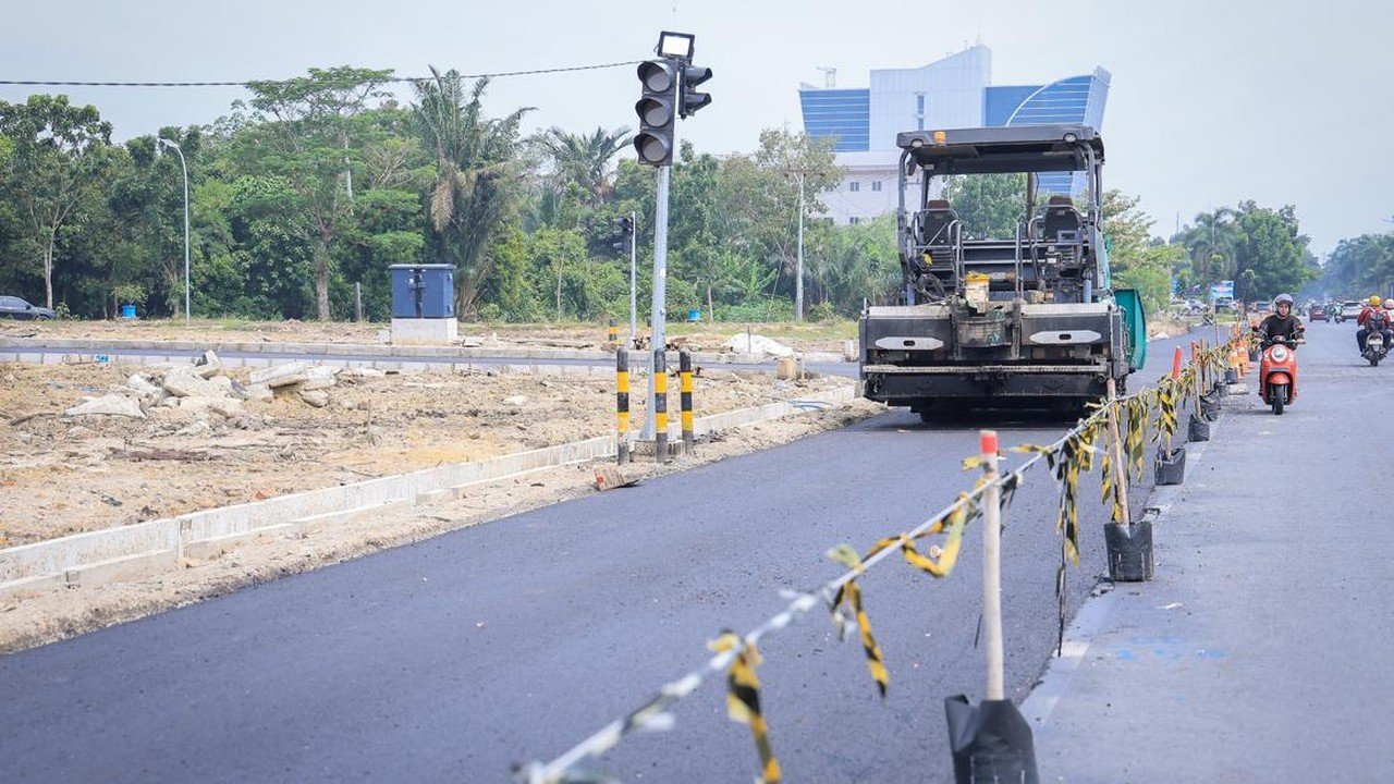 Simpang Sebidang Pekanbaru Hampir Tuntas, Pengaspalan Dimulai November