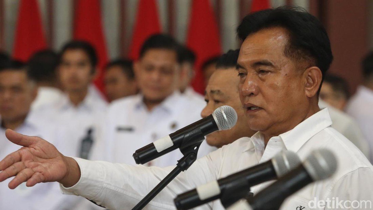 Temuan 'Klaster Mewah' di Lapas Cibinong, Menko Yusril Gelar Rapat Koordinasi