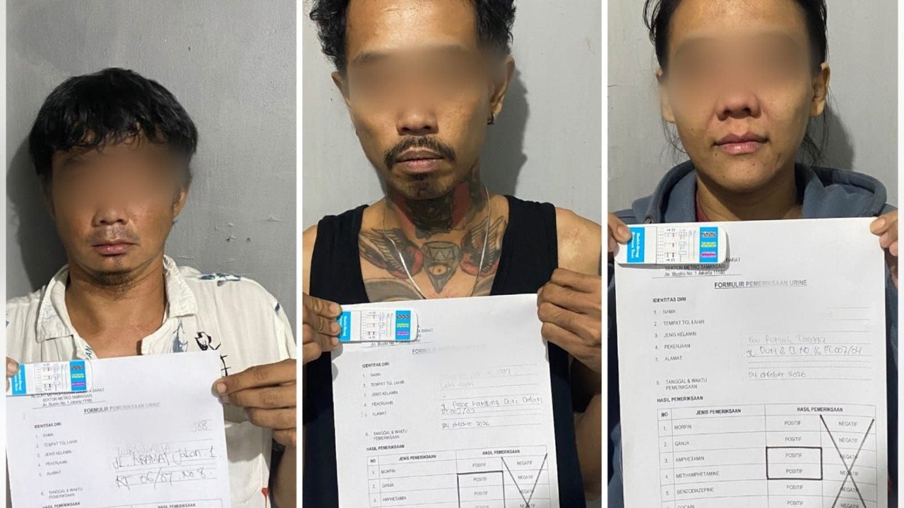 Tiga Pengedar Sabu Dibekuk Polisi di Tambora, Sita 4,38 Gram Narkotika
