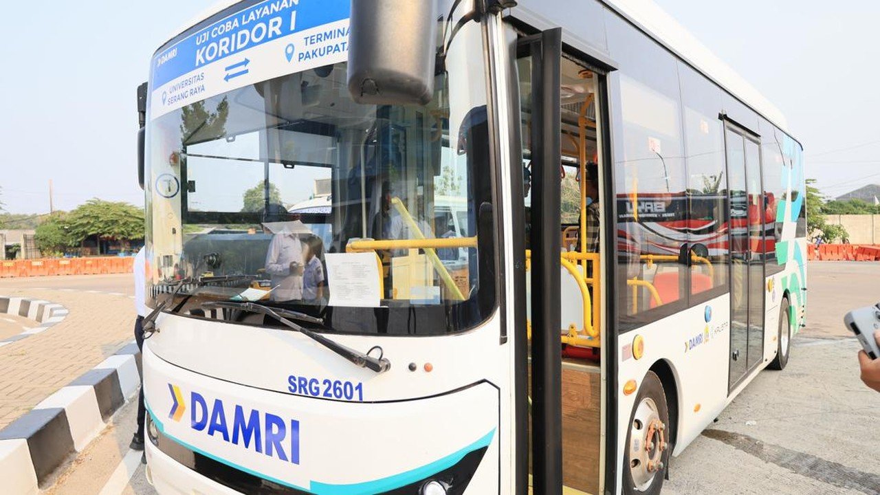 Uji Coba Bus Listrik Dimulai di Serang, Operasional Penuh Ditargetkan 2027